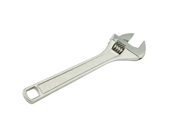 Sliding wrench isolated on a white background. with clipping path