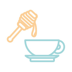 Honey tea cup