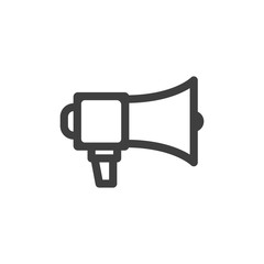 Megaphone icon sign symbol vector design