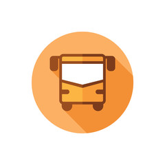 Bus flat icon vector design