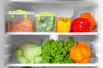 Refrigerator full of food © Africa Studio