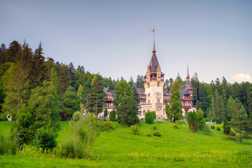 Fototapeta premium Peles castle in Sinaia, Romania