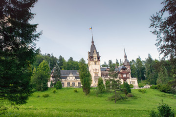Peles castle in Sinaia, Romania