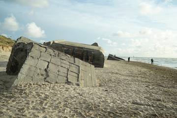 ..............Dänemark, Bunkeranlagen, Bunker, Ruinen, Nordsee