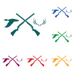 Hunting club logo icon