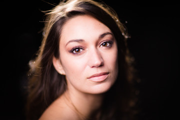 Fototapeta premium Portrait de femme rêveuse 