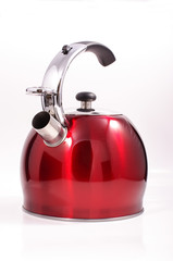 Modern kettle isolated