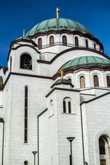 Fototapeta na wymiar Temple of Saint Sava, Belgrade