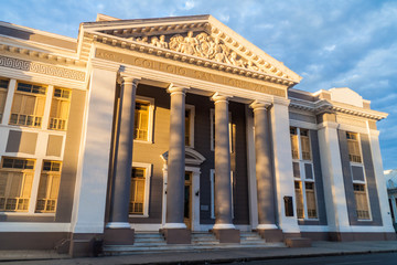 View of Colegio San Lorenzo building in Cienfuegos, Cuba.