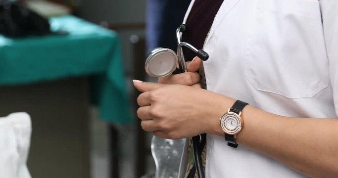 Lady Doctor with stethoscope