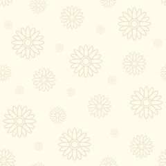 Traditional floral seamless pattern