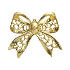Decorative bow for creating festive collages, banners, posters