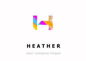 letter H logo Template for your company