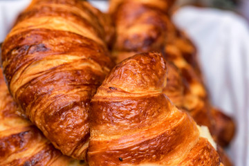 Close-up of croissant bread