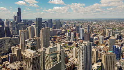 Fototapeta na wymiar Chicago Sky