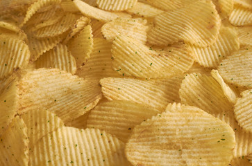 potato snack background