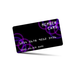 member card, business VIP card, design for privilege member,modern credit card, vector