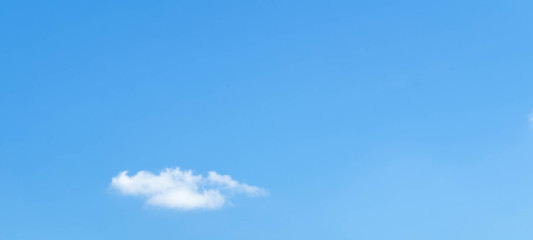 white cloud and blue sky