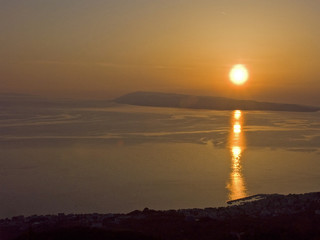 Sonnenuntergang am kroatischen Meer