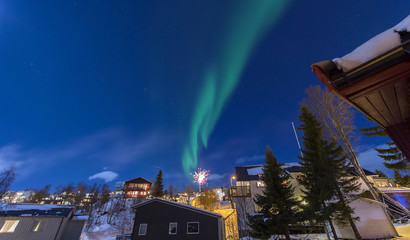The polar lights in Norway .Tromso