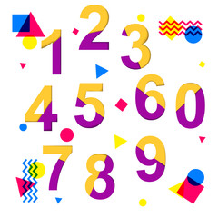 Colorful and dinamic numbers for any use in media