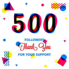 Thanks for our best followers banner, we love you in this illustration