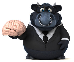 Black bull - 3D Illustration