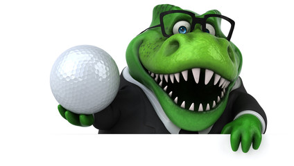 Fototapeta premium Fun Trex - 3D Illustration