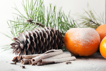 Tangerines and cinnamon © Denis Kadatsky