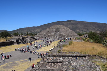The pyramid of the Moon (Teotihuacán, Mexico)