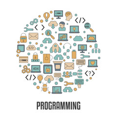 Coding and programming concept