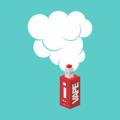 isometric block electric cigarette personal vaporizer