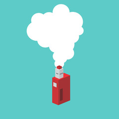 isometric block electric cigarette personal vaporizer