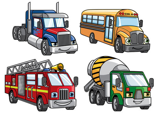 Cartoon Truck Set