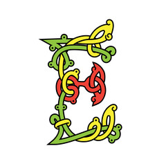 Decorate type design. Vector illustration.