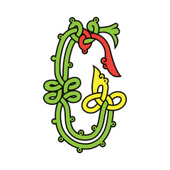 Decorate type design. Vector illustration.