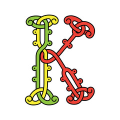 Decorate type design. Vector illustration.