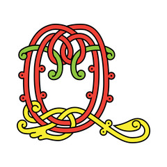 Decorate type design. Vector illustration.