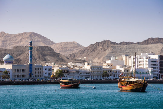 Daus im Hafen von Muscat Oman