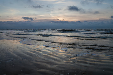 Dark Baltic sea.