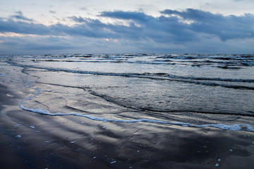 Dark Baltic sea.