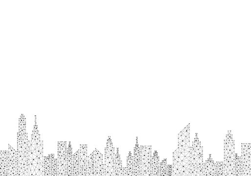 Polygon City Illustration