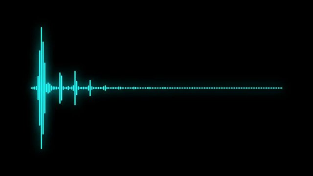 digital audio spectrum sound wave effect