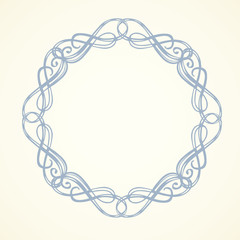 Vignette. Vector drawing