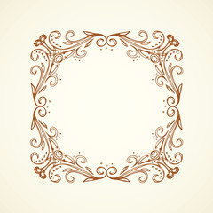 Vignette. Vector drawing