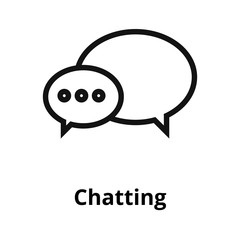 Chatting line icon