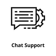 Chat support line icon