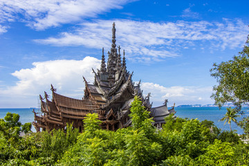 The Wood Sanctuary of Truth in Pattaya