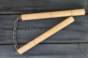 defense sports equipment and supplies, kung fu and nunchaku, martial arts and nunchaku shaking
martial arts and nunchaku

