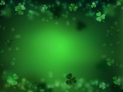 St. Patrick's Day, Green background by a St. Patrick's Day.